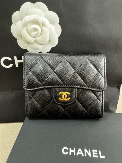 chanel tri fold wallet|authentic chanel trifold wallet.